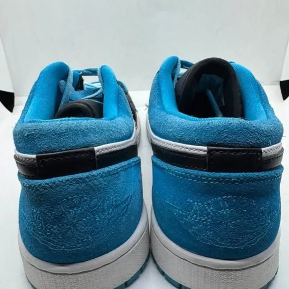 Nike Air Jordan 1 Low Laser Blue Mens 10 shoes sneakers
